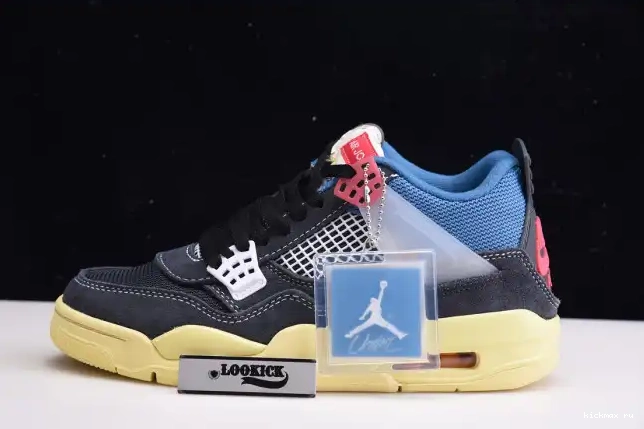 Kickmax 4 OFF RETRO JORDAN DC9533-001 NOIR AIR UNION 0529